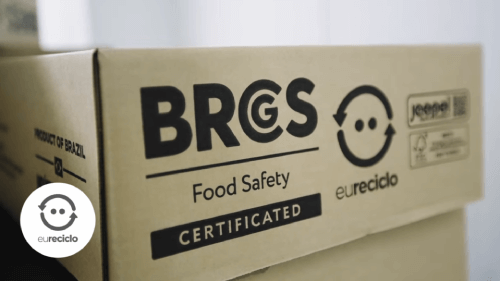 Embalagem Orange Alimentos com cerficiações